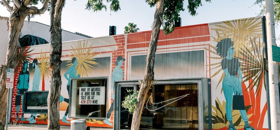 nikebymelrose Nike invente Nike by Melrose un nouveau concept-store