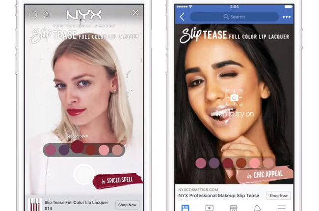 Modiface Réalité augmentée makeup
